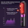 USB Charging Portable Hair Straightener LCD Display Cordless Hair Flat Iron  Family Use