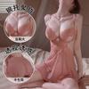 Plus-size Sexy and Romantic Underwear, Steel Frame Gathering Pajamas, No Need To Take Off, Passionate Battle Suit, Date Uniform, Hot and Seductive...