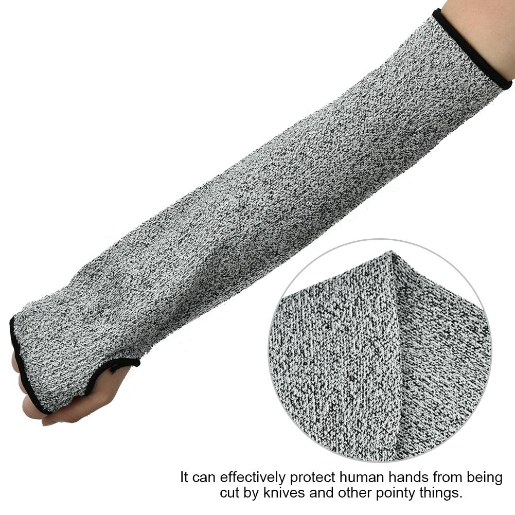1 Pair Arm Protective Cut Resistant Anti Abrasion Long Sleeve Work Gloves (45cm)