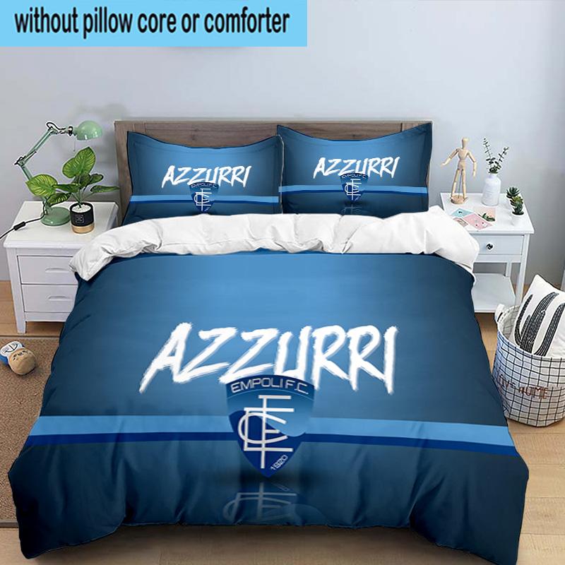 Empoli Crest Design 3PCS Bedding set,Ideal for1pc Duvet Cover And 2pcs Pillowcases Perfect for Christmas gift,Ideal for Bedroom, Dormitory