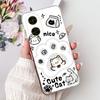 For Redmi A5 NFC 5G Case Cover Clear Luxury Kawaii Cute Cat Fashion Flowers Funny Painted Soft Phone Case For Redme A5 NFC 5G
