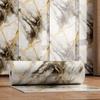 Gold-Plated Marble-Style Waterproof Wall Stickers for TV Backgrounds