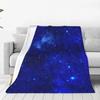 Galaxy Sky Print Flannel Blankets Quality Super Soft Colorful Milky Way Bedding Throws Travel Office Couch Bed Novelty Bedspread