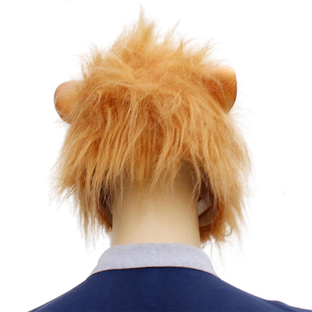 Lion Headgear Funny Skin Friendly Large Mouth Opening Lion Head Costume for Party