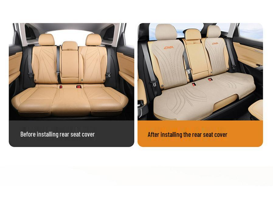 Universal Suede Car Seat Cushion for Boyue L – Four Seasons, Half-Pack, Ventilated, Fits Five Seats