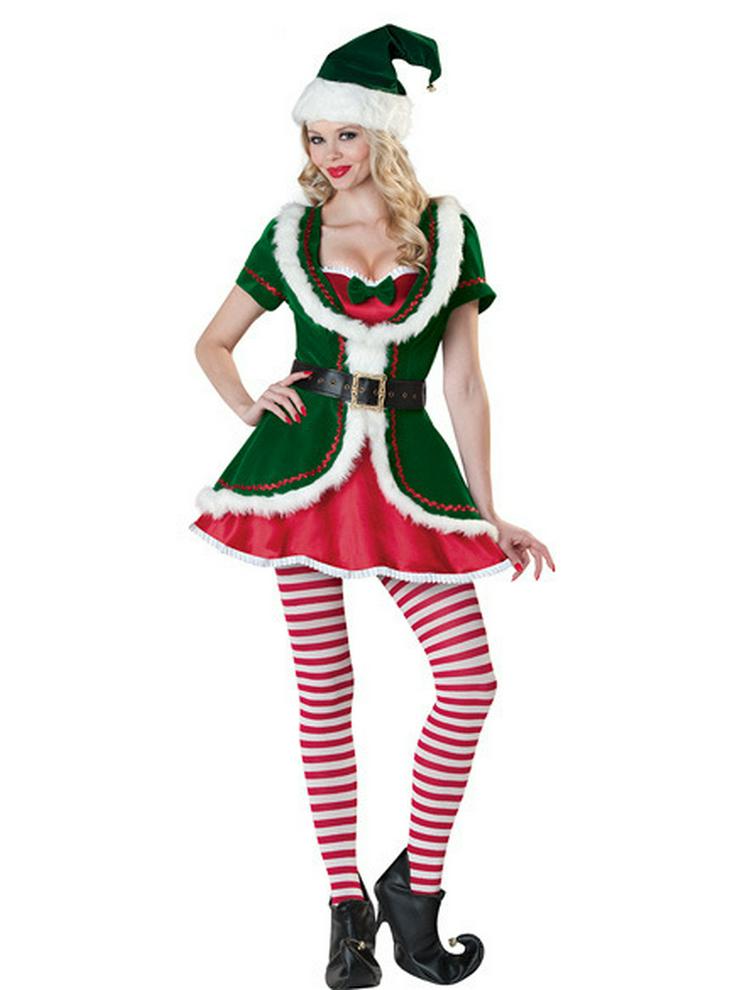 

Святкова сукня та костюм Санта-Клауса великого розміру для пар Extra Large