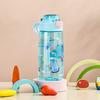 550ml Cartoon Kids Water Bottle Portable Safety Lock Cute Straw Cup Kids Leak-proof Drinking Jug For Outdoor Camping Travel