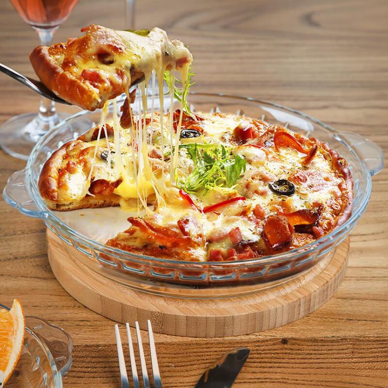 Jun Seventeen DH Phoenix Series Round Tempered Glass Serving Plate 7 inches