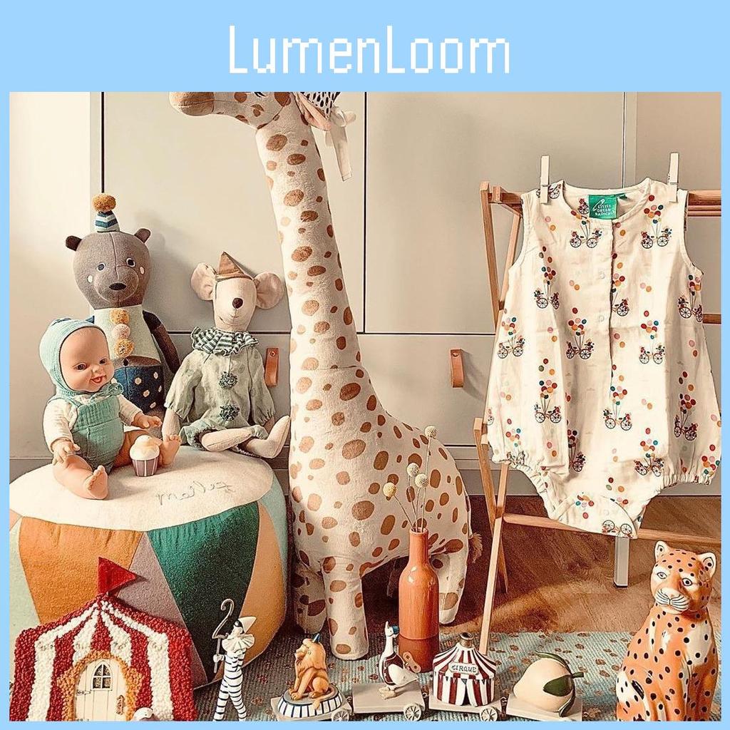 Gemütliches Giraffe Kreatives Plüschkissen Spielzeug Ideal für Kinderzimmerdekoration Schlafen Und