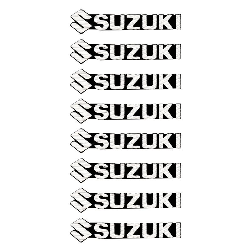 

S Logo Car Styling Audio Decorate 3D Aluminum Badge Emblem Sticker Accessory For Suzuki Grand Swift Jimny Vitara Baleno SX4 Alto