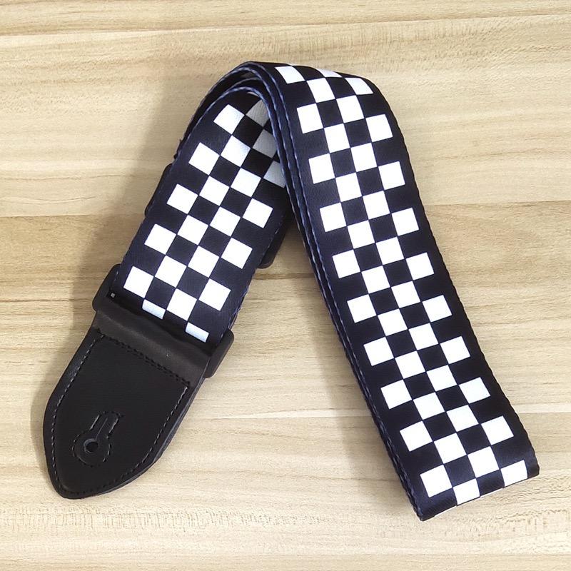 Guitar Strap, Bass Guitar Strap, Electric and Acoustic Guitar Shoulder Strap with Leather Ends, Best Gifts for Kids, Men & Women Guitarists