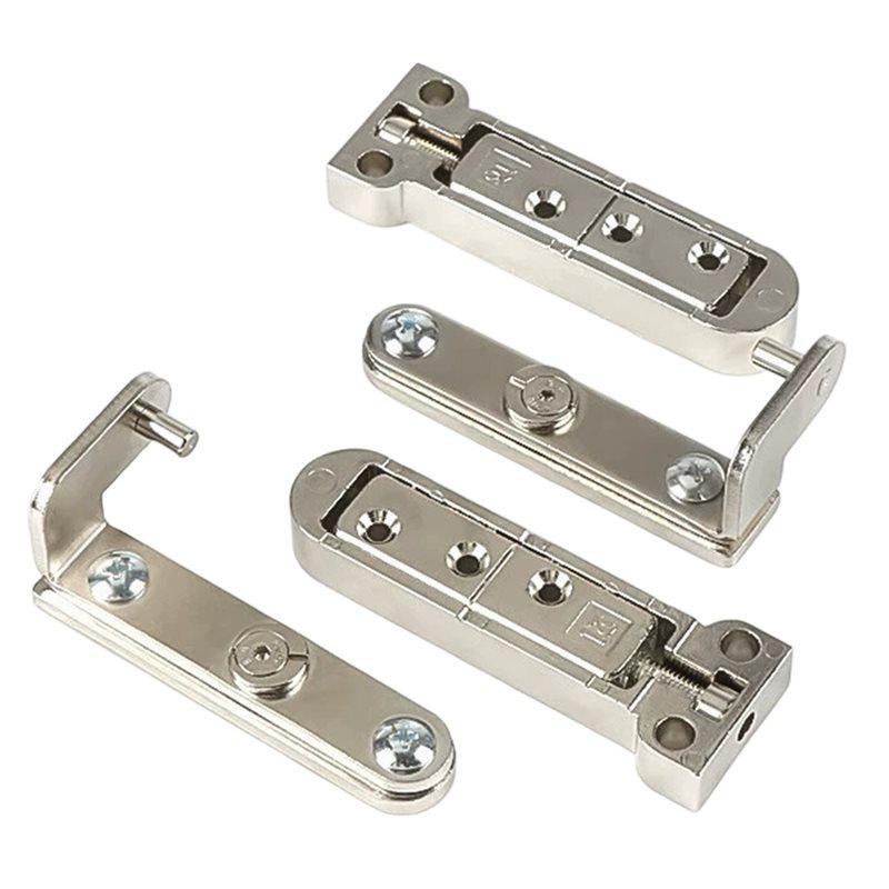 

A84E-Nvisible Door Heaven And Earth Hinge Shaft Wooden Door Bedroom Door Adjustable Heavy Hinged серебряный