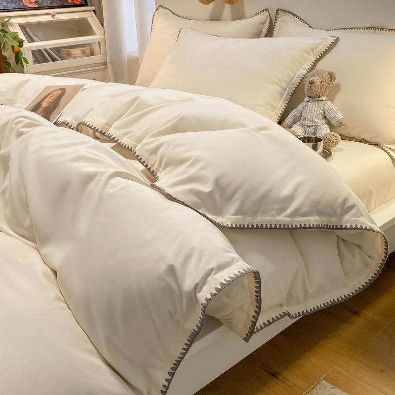 

Американский размер, комплект пододеяльников с кисточками из меха, роскошный комплект постельного белья размера King Queen, двойные пододеяльники Juego De Ropa De Cama