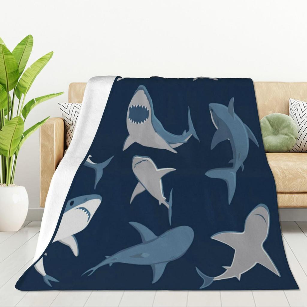 Fun Cats Digital-printed Polyester Bedroom Velvet Flannel Soft Sofa Cover Blanket Fleece Soft Sofa Cover Blankets for Beds