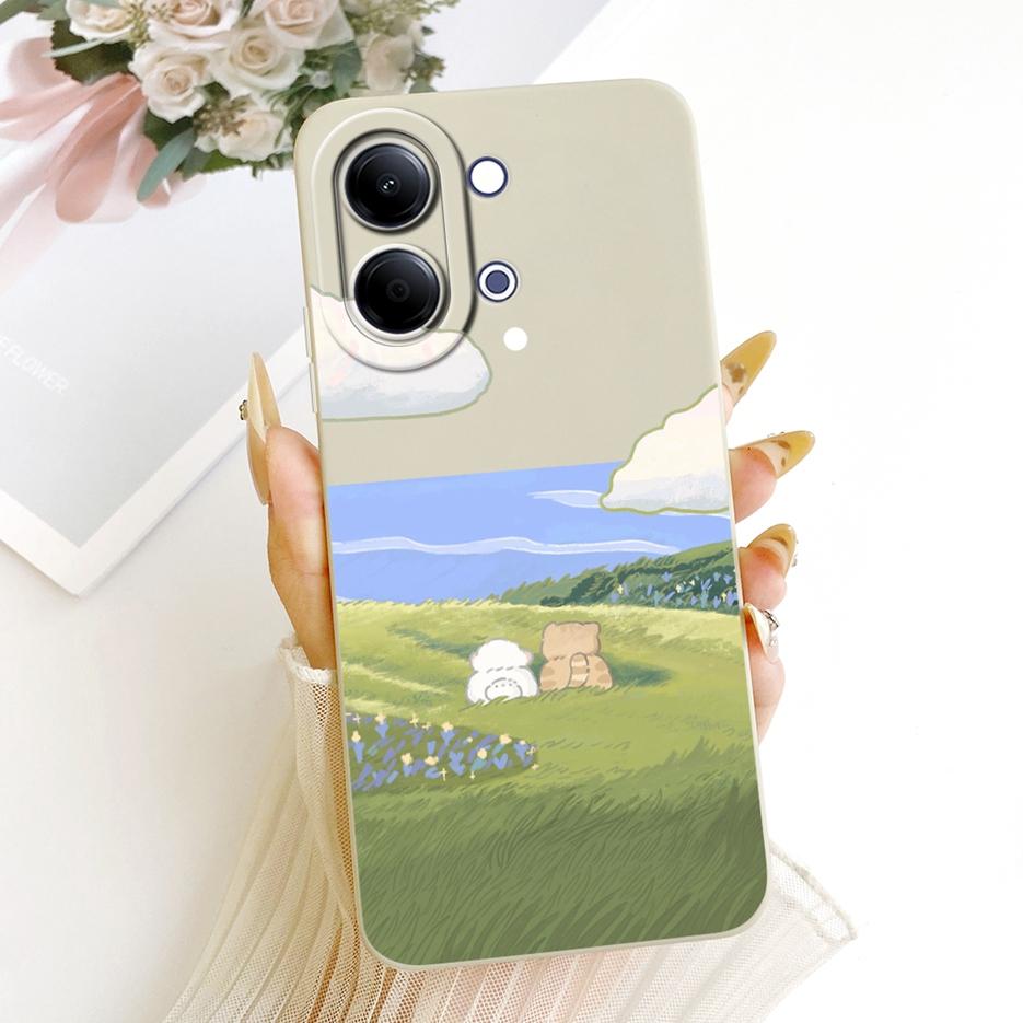 For Vivo Y05 4G Case Cute Dog Panda Cartoon Cover Shockproof Soft TPU Phone Case For Vivo Y11d Y 05 VivoY05 VivoY11d Fundas Bags