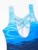 Gradient Color One-Piece Swimsuit: Fashionable, Sporty, Conservative Beachwear for Women (2026 Edition)