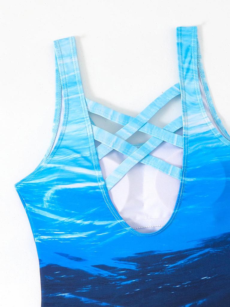 Gradient Color One-Piece Swimsuit: Fashionable, Sporty, Conservative Beachwear for Women (2026 Edition)