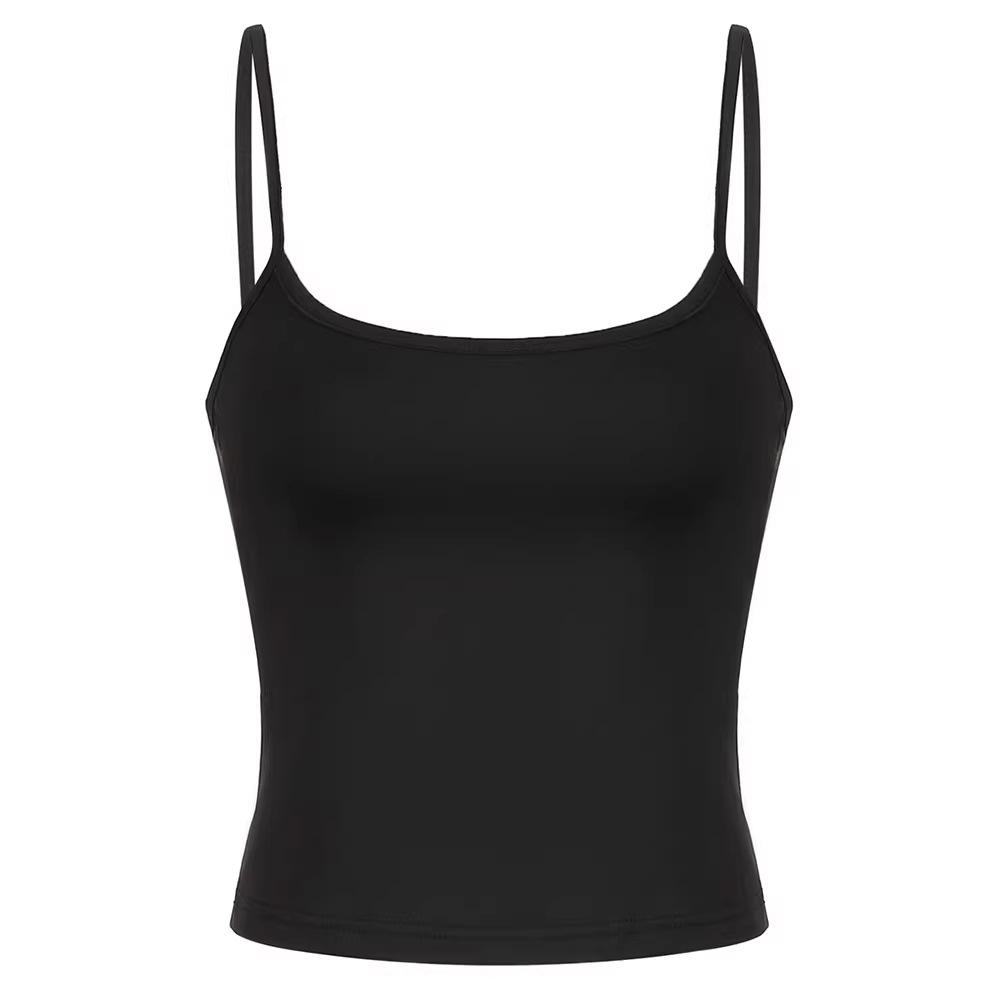 

Summer Sexy Babes Top Small Vest With Beautiful Back Slim And Thin Large Size Sling Vest Women One size fits all чорний