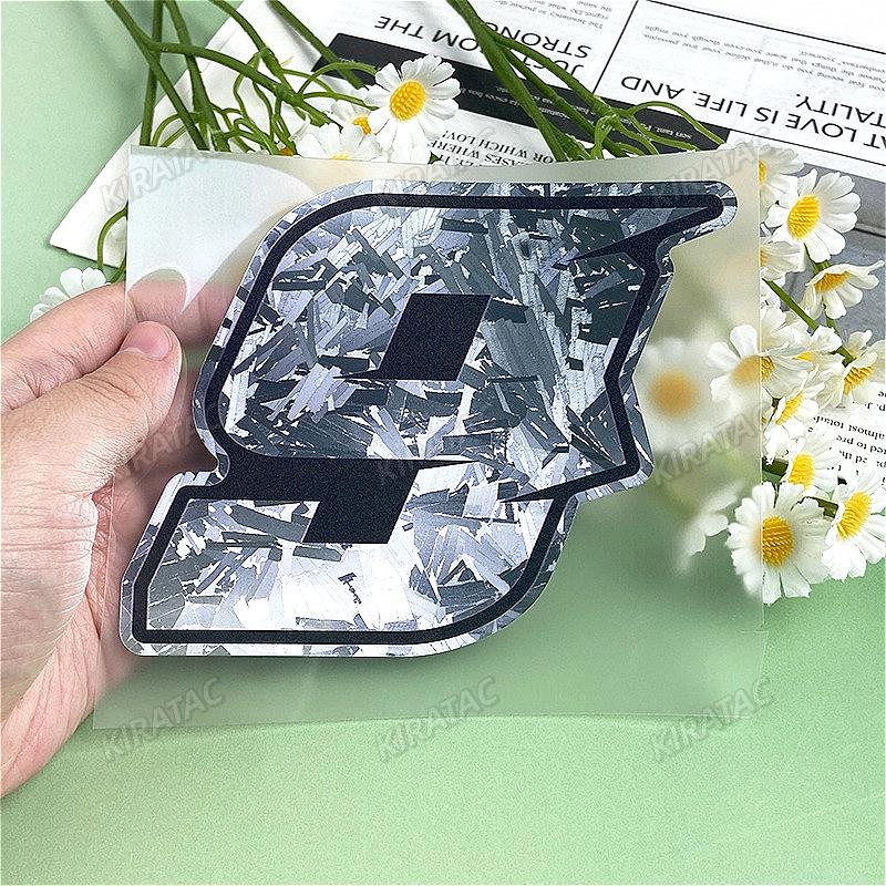 1 Stk. 0 bis 9 Arabische Ziffern Silber Kohlefaser Motorradaufkleber Wasserdicht für Motorradverkleidung Kraftstofftank Roller Vinylaufkleber