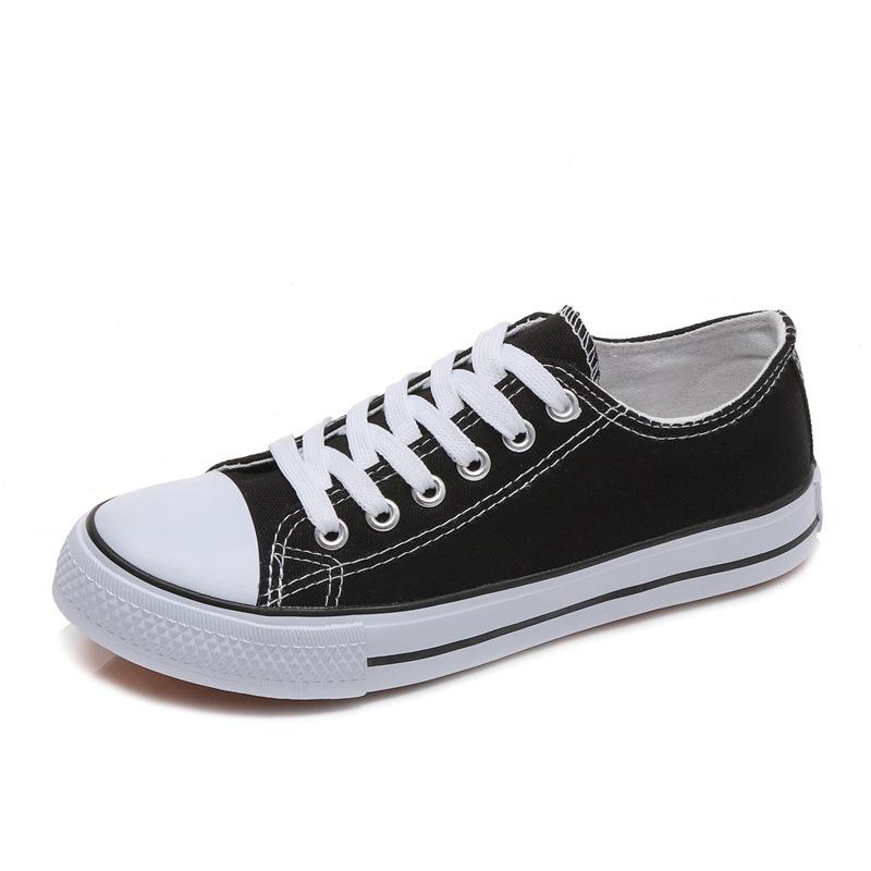 Autumn Korean version of street shooting, white shoes for women, breathable new versatile student canvas shoes, low-top board shoes, casual whit