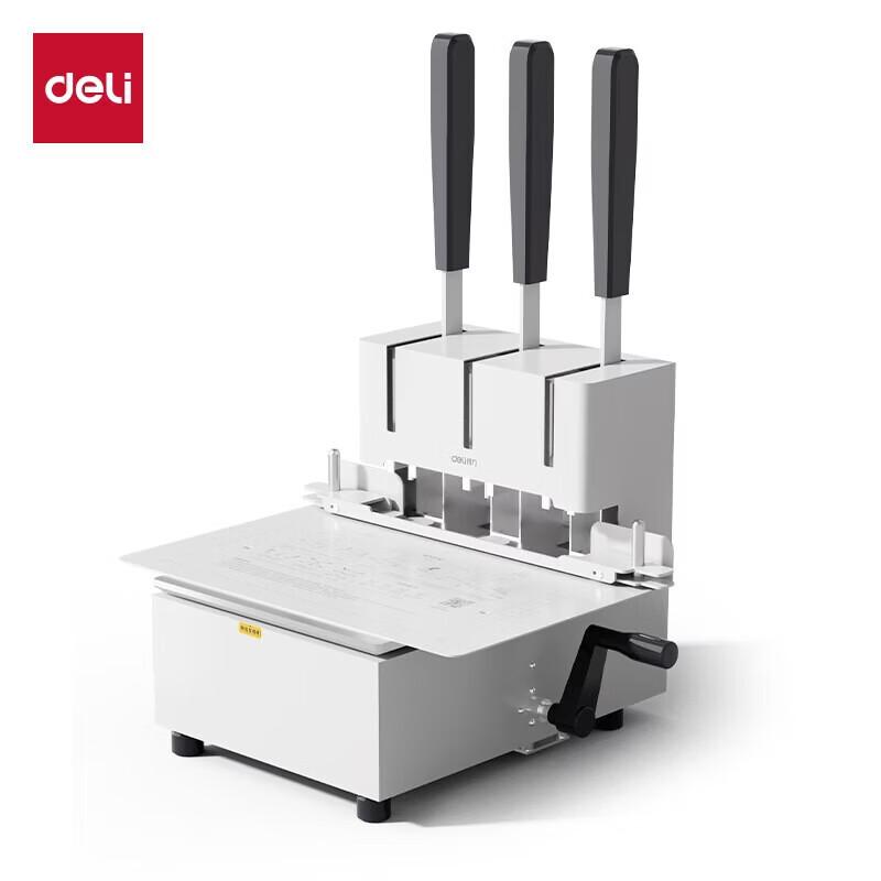Deli Manual 3-Hole Binding Machine