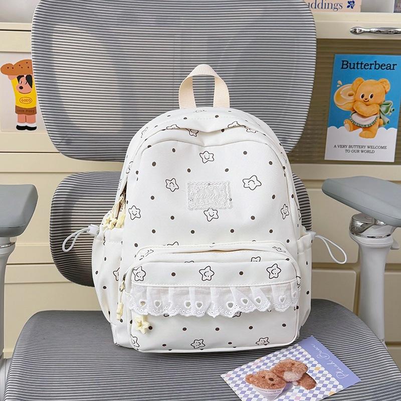 Schoolbag College Style Fresh School Bag Girls Travel Korean Backpack Ins Niche High Value Junior High School Backpack
