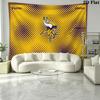Minnesota Vikings Wandteppich Ästhetischer Wandbehang Bedruckter Stoffdecke Dekorative Wandteppiche für Schlafzimmer Wohnzimmer Heimdekoration