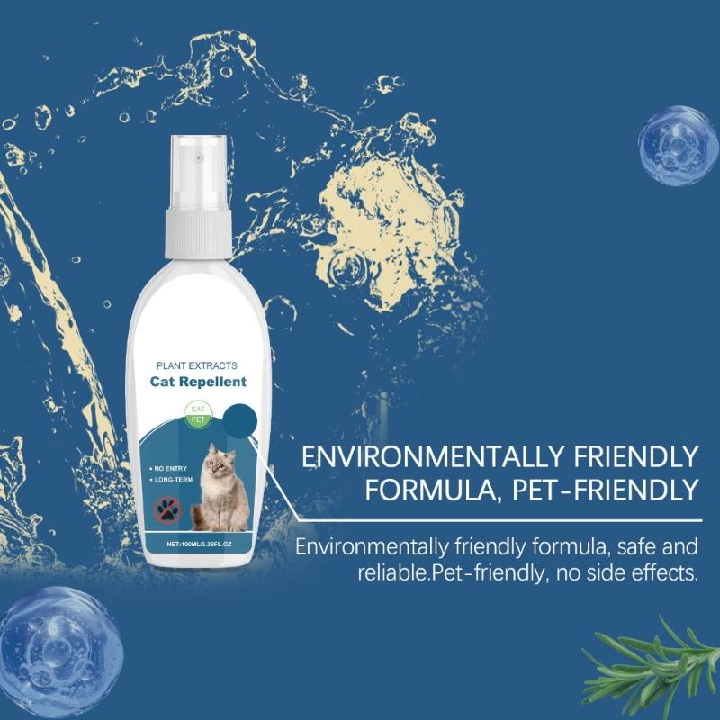 Cats Deterrents Spray Indoor Anti-Scratch Spray Training Aid No Scratch Spray 100ml for Carpet Furniture Drapes Fabric