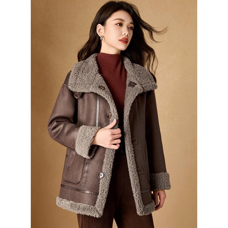 Meilanni Retro Reversible Faux Lamb Wool Coat