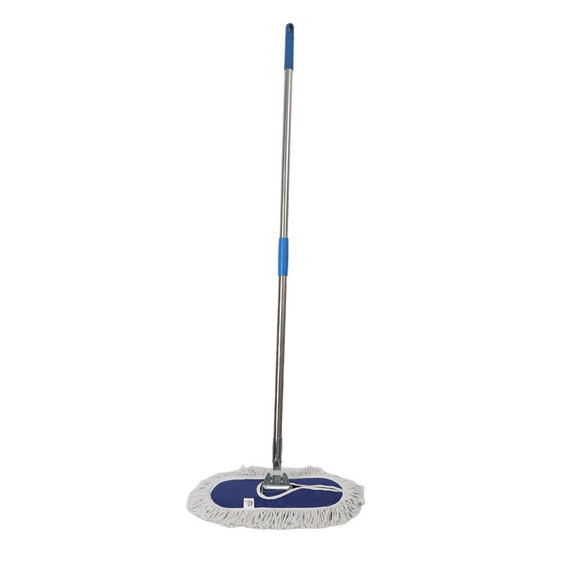 Rotating Cotton Thread Dust Mop for Home, Hotel & Homestay - Dual-Use for Dry & Wet Cleaning