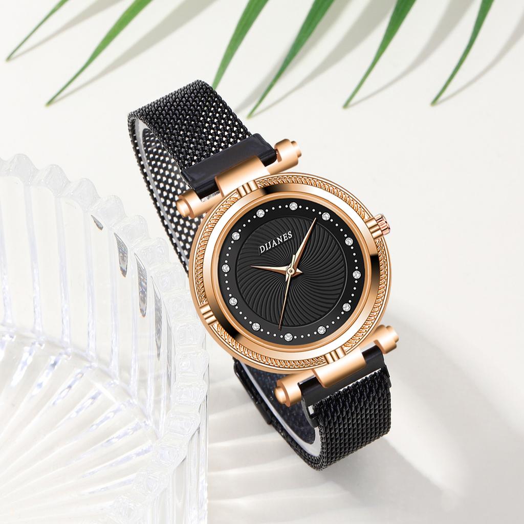 New niche women's watch elegant casual women's watch inlaid with diamond British watch temperament women's watch