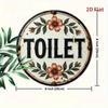 Vintage Toilet Humor Metal Tin Sign Retro Bathroom Wall Art Easy Install Home Decor