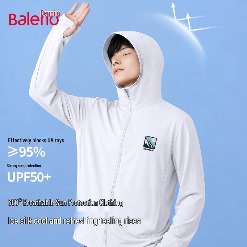 Baleno Men s UPF50+ Sun Protection Hooded Jacket XL