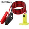 Starthilfe für Dewalt/Makita/Ryobi/Milwaukee/ 18/20V Batterie Autobatterie-Zündgerät Notstrom für das Auto Starthilfekabel 12AWG Kabel
