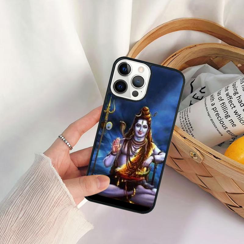 Lord Shiva Hindu God Buddha India Phone Case For iPhone 17 Air 16 15 14 11 12 13 Pro  MAX Plus Coque Cover Shell
