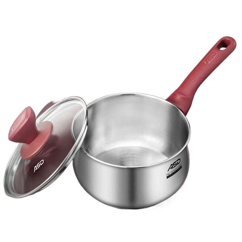 ASD 16CM 316L Stainless Steel Milk & Soup Pot
