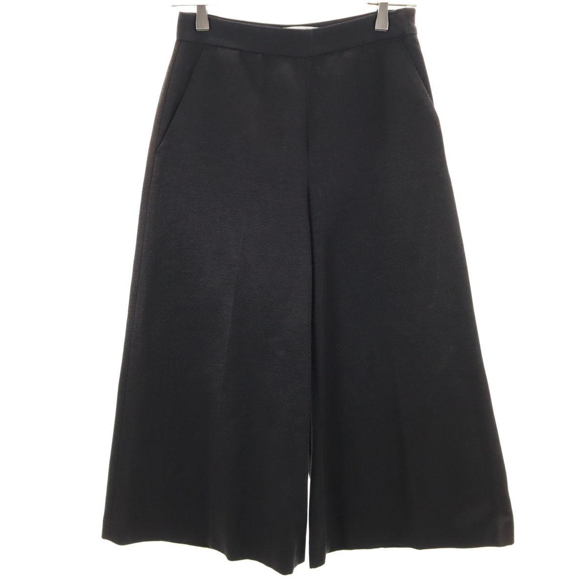 

MSGM made in Italy cropped Wide pants 38 Black series Women Used