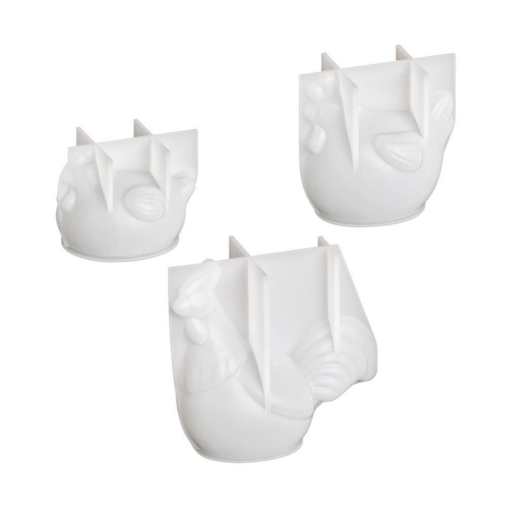 Urocza Silikonowa Forma Kurczaczek DIY Rzemiosło Forma Gipsowa Cementowa Łatwa w Czyszczeniu Forma do Robienia Mydła Dekoracja Wielkanocna