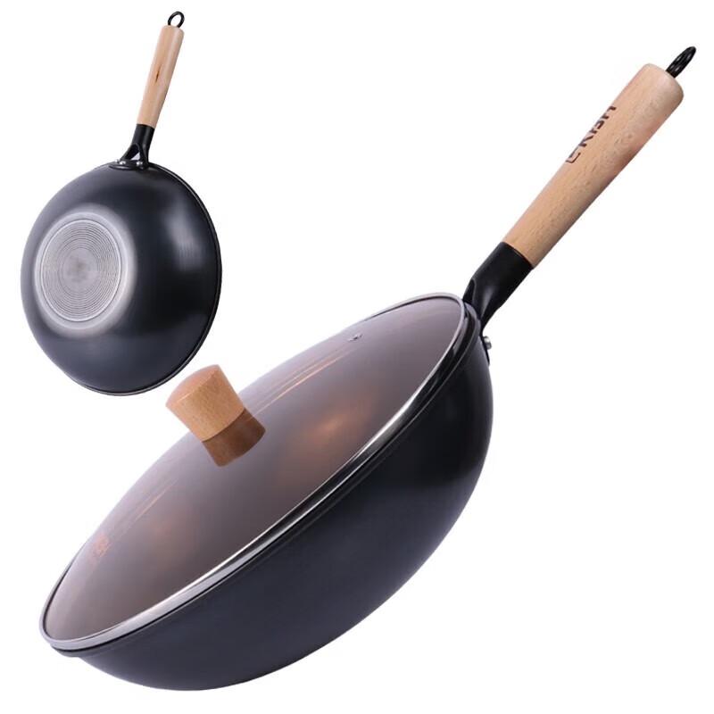 KÖBACH 32cm Traditional Iron Wok