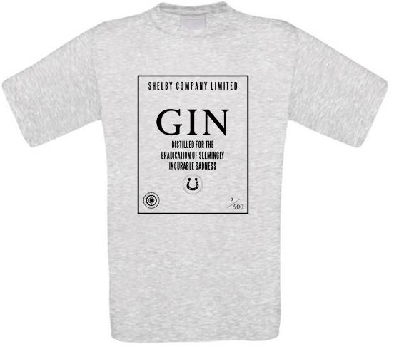 Shelby Gin Thomas Shelby Peaky Cult Series T-Shirt L