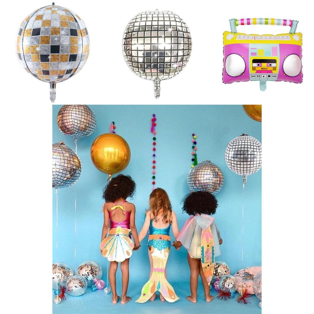 Glitzernde große Disco-Kugel Heliumballons Perfekt für festliche Abschlussfeier-Dekoration