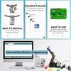 SIYEENOVE ESP32 Robot Arm Kit for Arduino & MicroPython with Japanese PDF Instruction Manual, Robot Arm Joystick and Web App Control, Portable 4DF Edu