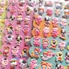 4 Pcs Cute Little Animals EVA Bubble Stickers - Multiple Styles of Adorable Cartoon Decor, Perfect for Scrapbook Diary Notebook