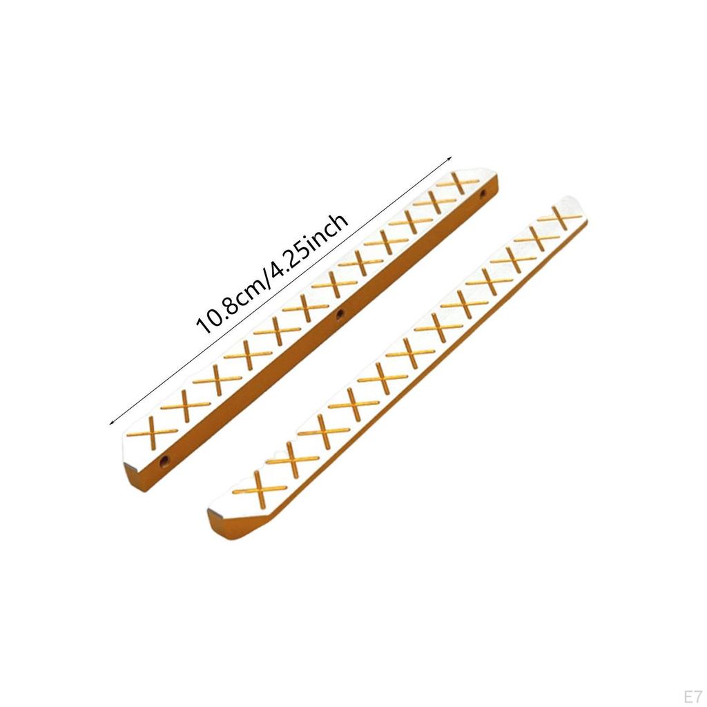 1/12 RC Car Left Right Foot Pedals Accessories Spare Parts Direct Replaces, Portable, Aluminum,