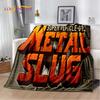 Metal Slug Κλασικό Ρετρό Παιχνίδι Κινούμενο Σχέδιο Μαλακές Κουβέρτες Φλας Νηλ, Κουβέρτα Ρίψης Άνετη Κουβέρτα για Πικνίκ Κρεβάτια Σπίτι Υπνοδωμάτιο Δώρο