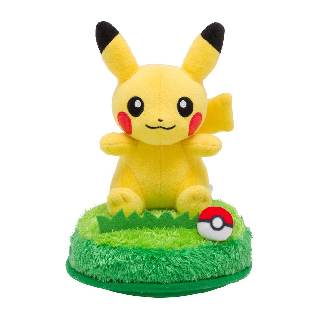 Originální plyšový stojánek na smartphone Pokémon Center s motivem Pikachu, 17 x 15 x Š x 16,5 (HD cm)