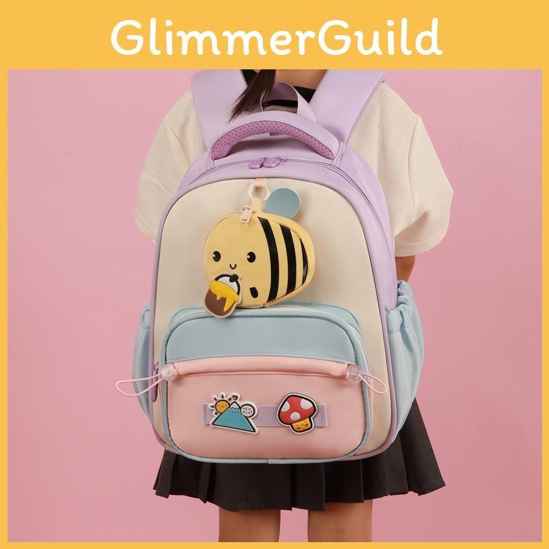 Bag School Kids With Cartoon Bee Design And Lightweight Nylon For Preschool