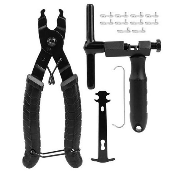 Mountain Bike Chain Tool Set: Chain Wrench, Breaker, and Magic Buckle Pliers