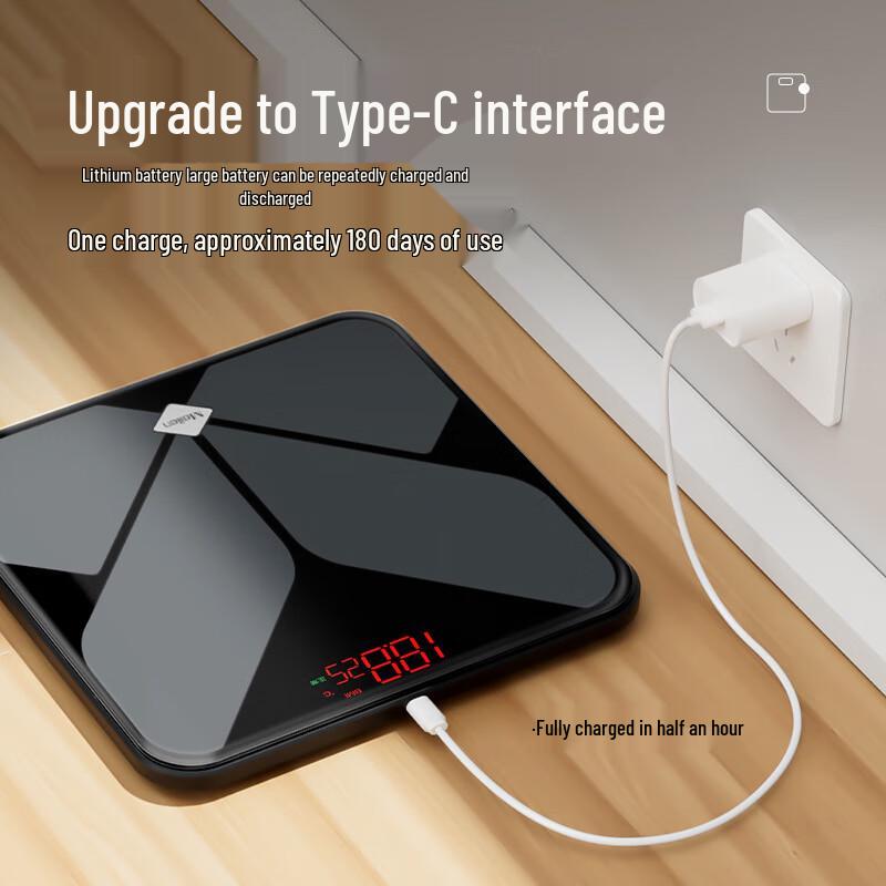 Meilin MRT803 Smart Bluetooth Rechargeable Body Fat & Weight Scale