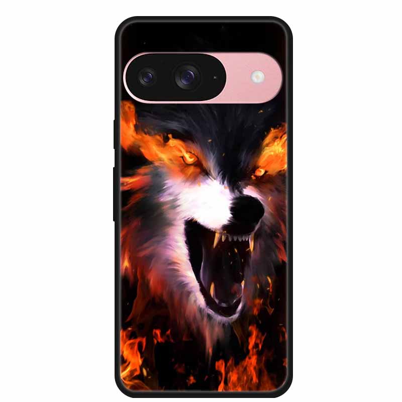 For Google Pixel 9 5G Cases Pixel9Pro XL Cartoon Soft TPU Silicone Lion Back Covers for Google Pixel 9 Pro Case Pixel9 Pro XL